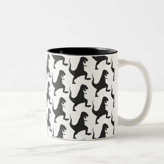 Dinosaur Pattern Tasse | Tasse für Niedliche Kinde (Rechts)