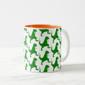 Dinosaur Pattern Tasse | Tasse für Niedliche Kinde (VorderseiteRechts)