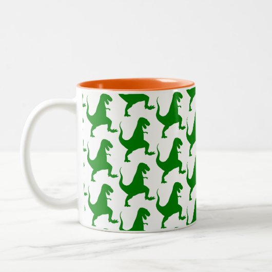 Dinosaur Pattern Tasse | Tasse für Niedliche Kinde (Links)