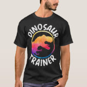 Dinosaur Paw Dino Trainer Halloween Kostüm Retro T-Shirt (Vorderseite)