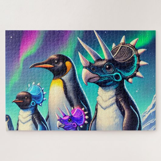 Dinosaur Penguin Puzzle (Horizontal)