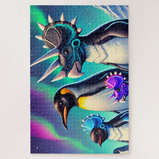 Dinosaur Penguin Puzzle (Vertikal)