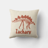 Dinosaur Personalisiert Throw Kissen (Rückseite)