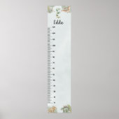 Dinosaur Personalisierter Name Monogramm E Wachstu Poster (Vorne)