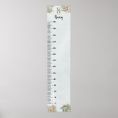 Dinosaur Personalisierter Name Monogramm H Wachstu Poster (Vorne)
