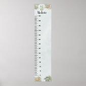Dinosaur Personalisierter Name Monogramm U Wachstu Poster (Vorne)