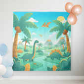 Dinosaur Photo Backdrop for Parties | Dino  Wandteppich