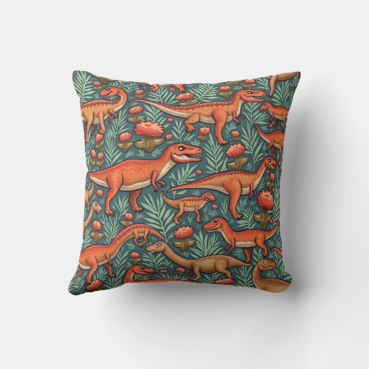 Dinosaur Pillow Cushion Kissen (Rückseite)