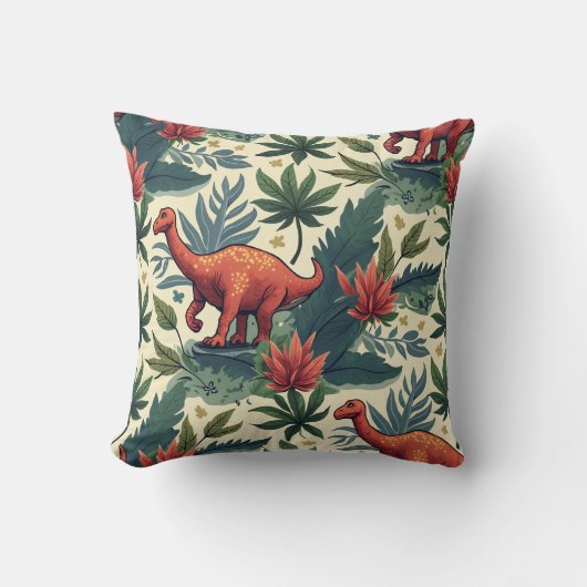 Dinosaur Pillow Cushion Kissen (Vorderseite)