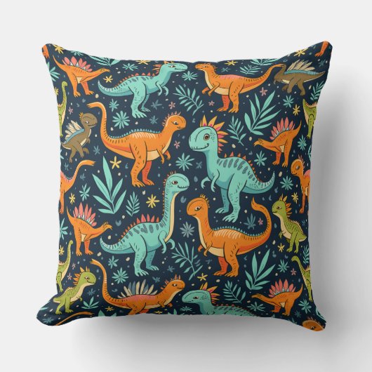 Dinosaur Pillow Cushion Kissen (Vorderseite)