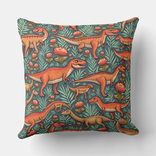 Dinosaur Pillow Cushion Kissen (Rückseite)