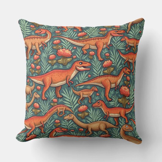 Dinosaur Pillow Cushion Kissen (Vorderseite)