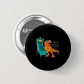Dinosaur Pinball Wizard Arcade Machine Player Pict Button (Vorne & Hinten)