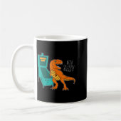 Dinosaur Pinball Wizard Arcade Machine Player Pict Kaffeetasse (Links)