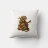 Dinosaur Playing Guitar Kissen (Rückseite)