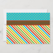 Dinosaur Pool Party Einladung - Geburtstagsparty - (Rückseite)