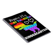 Dinosaur Poppin Mein Weg durch den Kindergarten Notizblock (Rechte Seite)