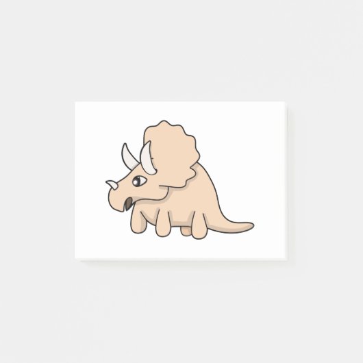 Dinosaur Post-it Klebezettel (Vorderseite)