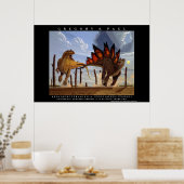 Dinosaur Poster Allosaurus Stegosaurus Greg Paul (Küche)