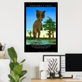 Dinosaur Poster Chasmosaurus Gregory Paul (Heimbüro)
