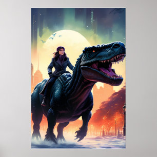 Dinosaur Poster für Erwachsene oder Kinderzimmer