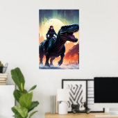 Dinosaur Poster für Erwachsene oder Kinderzimmer (Heimbüro)