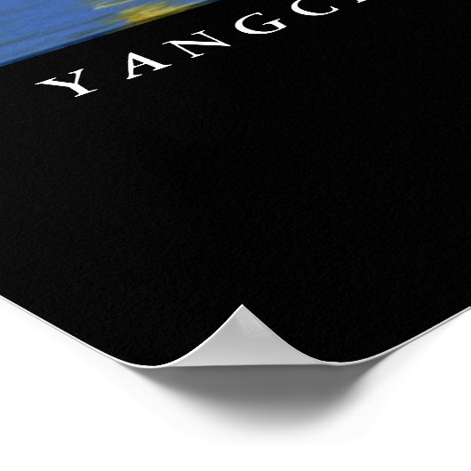 Dinosaur Poster Yangchuanosaurus Greg Paul (Ecke)