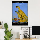 Dinosaur Poster Yangchuanosaurus Greg Paul (Heimbüro)