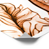 Dinosaur Posters for Kid's Room Wall Poster (Ecke)