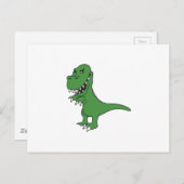 DINOSAUR POSTKARTE (Vorne/Hinten)