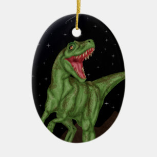 Dinosaur - prähistorische Nacht Keramik Ornament