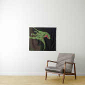 Dinosaur - prähistorische Nacht Wandteppich (Beispiel (Horizontal))