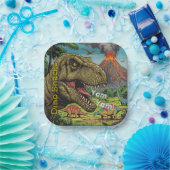 Dinosaur Prähistorisches Party Pappteller (Party)