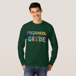 Dinosaur Preschool GRADE Squad Lehrschule T-Shirt