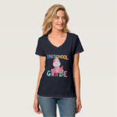 Dinosaur Preschool GRADE Squad Lehrschule T-Shirt (Vorderseite Vollansicht)