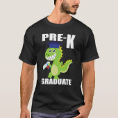 Dinosaur Preschool Graduation cap preschool gradua T-Shirt (Vorderseite)