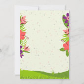 Dinosaur Princess Einladung zum Geburtstag (Rückseite)