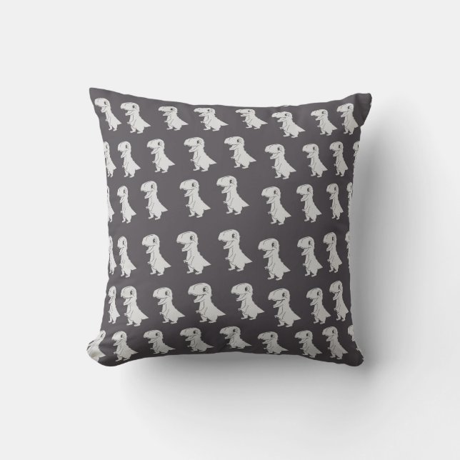 Dinosaur Print Throw Kissen (Vorderseite)