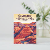 Dinosaur Provincial Park Kanada Postkarte (Stehend Vorderseite)