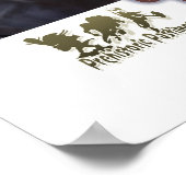 Dinosaur Pumping Iron Poster (Ecke)