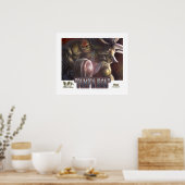 Dinosaur Pumping Iron Poster (Küche)