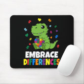 Dinosaur-Puzzleteil Autismus-Bewusstsein für Junge Mousepad (Mit Mouse)