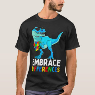 Dinosaur-Puzzleteil Autismus-Bewusstsein für Junge T-Shirt