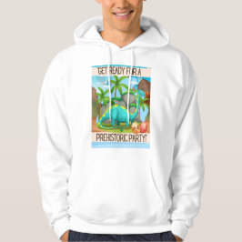 DINOSAUR QUOTE CARTOON HOODIE