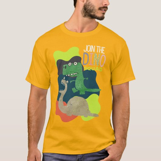 DINOSAUR QUOTE CARTOON T-Shirt (Vorderseite)
