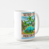 DINOSAUR QUOTE DESIGN KAFFEETASSE (VorderseiteRechts)