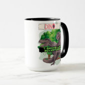 DINOSAUR QUOTE DESIGN TASSE (VorderseiteRechts)
