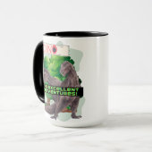 DINOSAUR QUOTE DESIGN TASSE (Vorderseite Links)