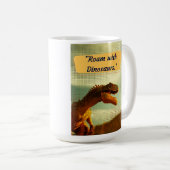 DINOSAUR QUOTES DESIGN KAFFEETASSE (VorderseiteRechts)