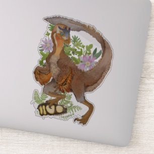 Dinosaur Raptor Jungle Art Aufkleber